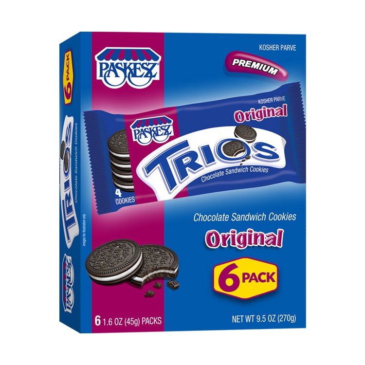 Trios Chocolate Sandwich Cookies
