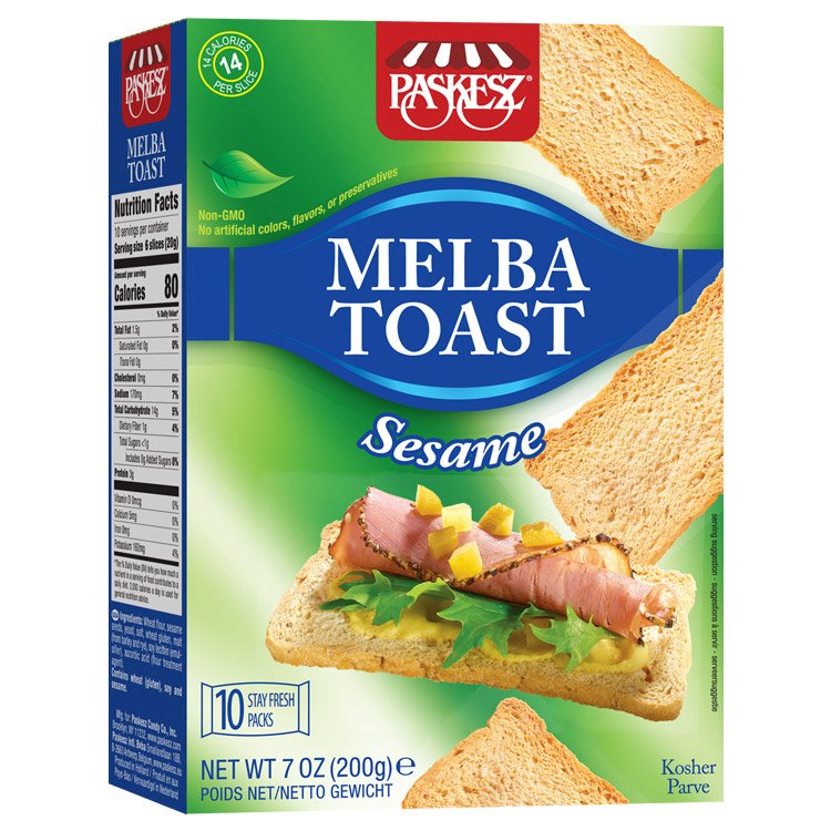 Melba Toast Sesame