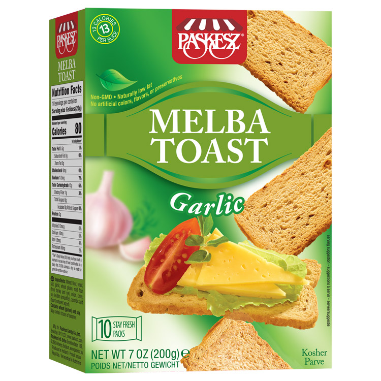 Melba Toast Roasted Garlic