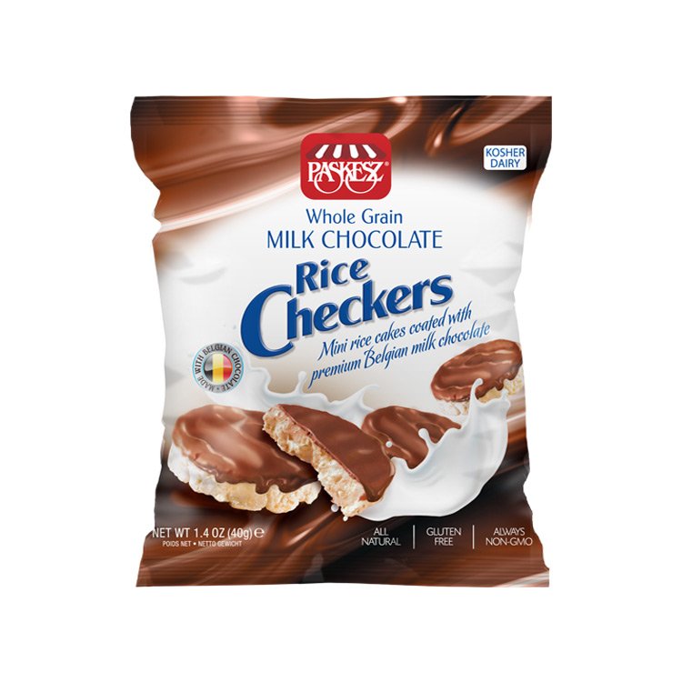 Rice Checkers Milk Chocolate