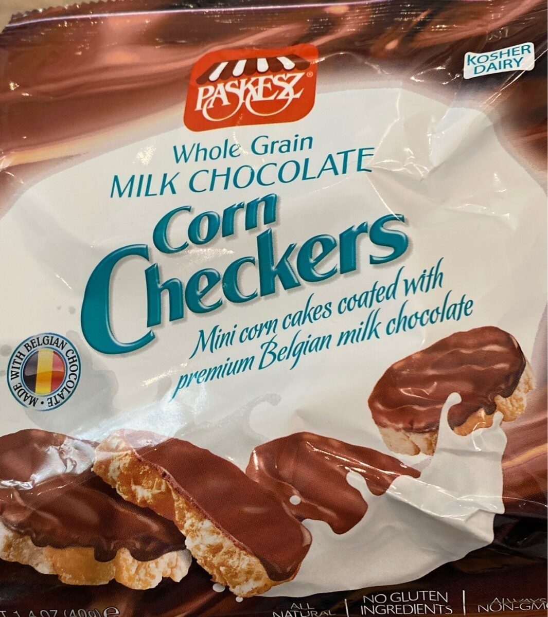 Corn Checkers Milk Chocolate