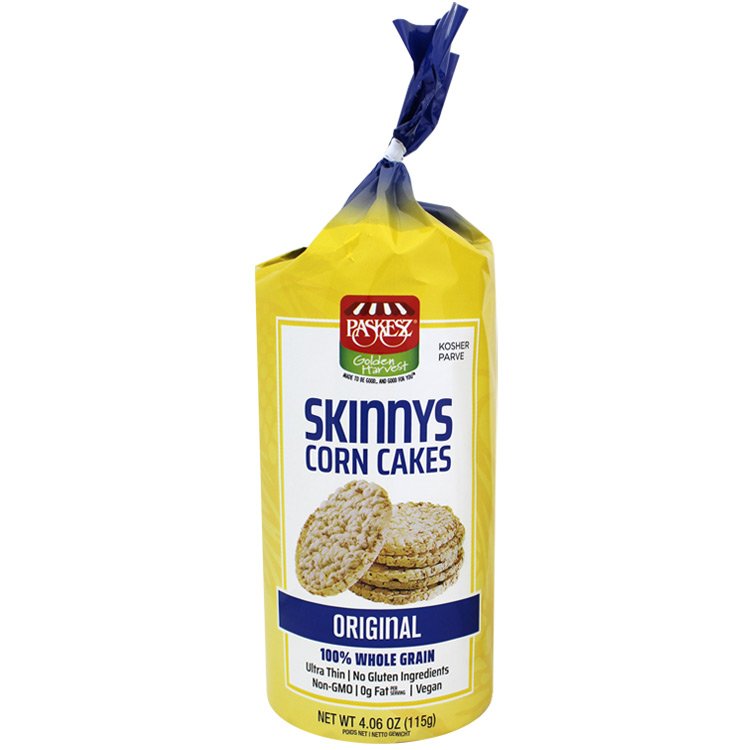 Skinnys Corn Cakes Flaxseed