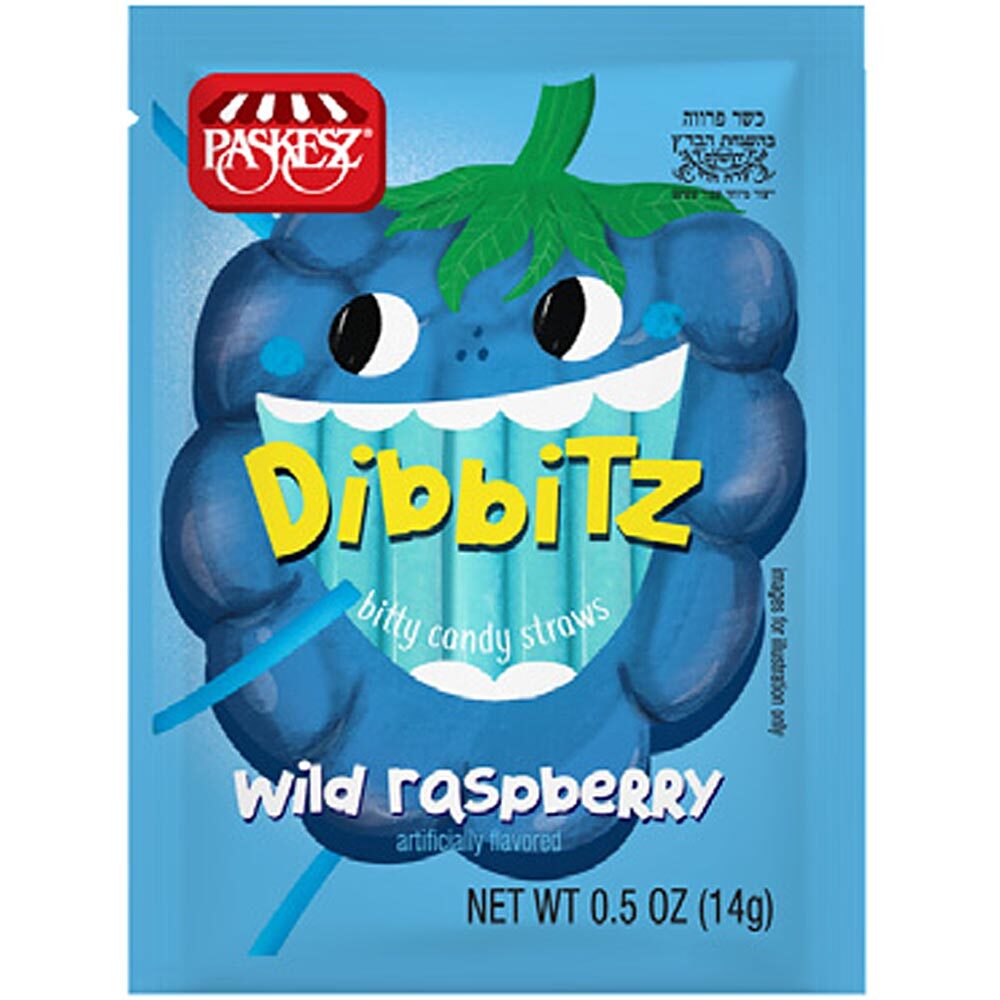Dibbitz Wild Raspberry Candy Straws