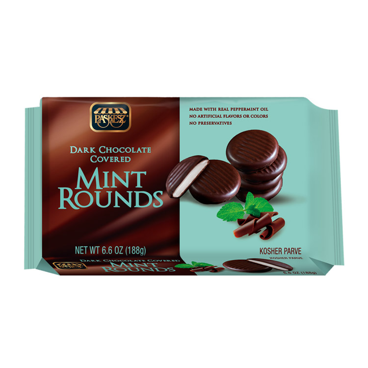 Dark Chocolate Mint Rounds