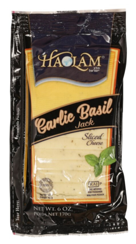 Garlic Basil Jack Sliced Cheese