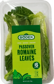 Romaine Leaves Seder