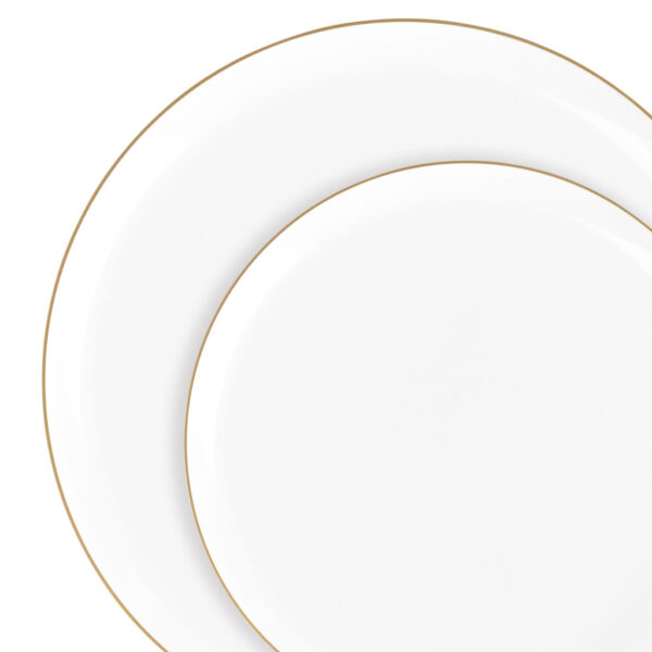 Plates Combo Gold Edge