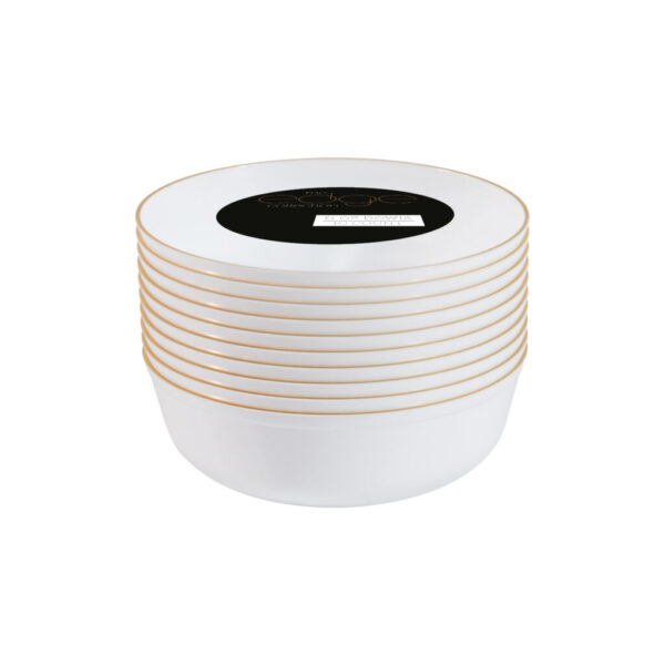 Bowls White Gold 6 oz