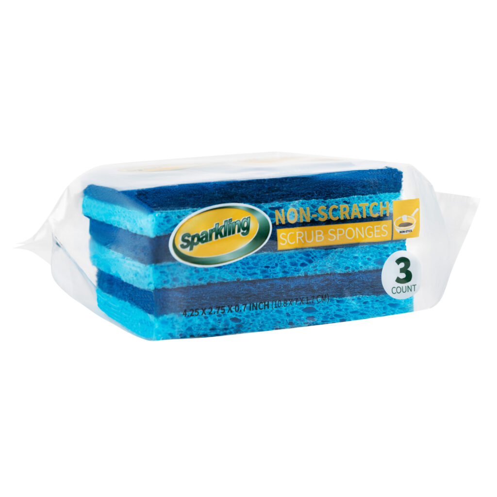 Non-Scratch Scrub Sponges