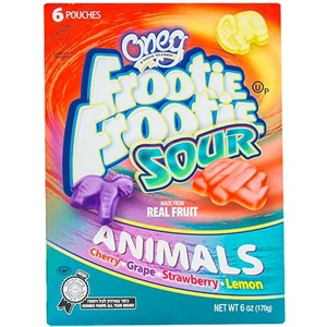 Frootie Sour Animals Fruit Snacks
