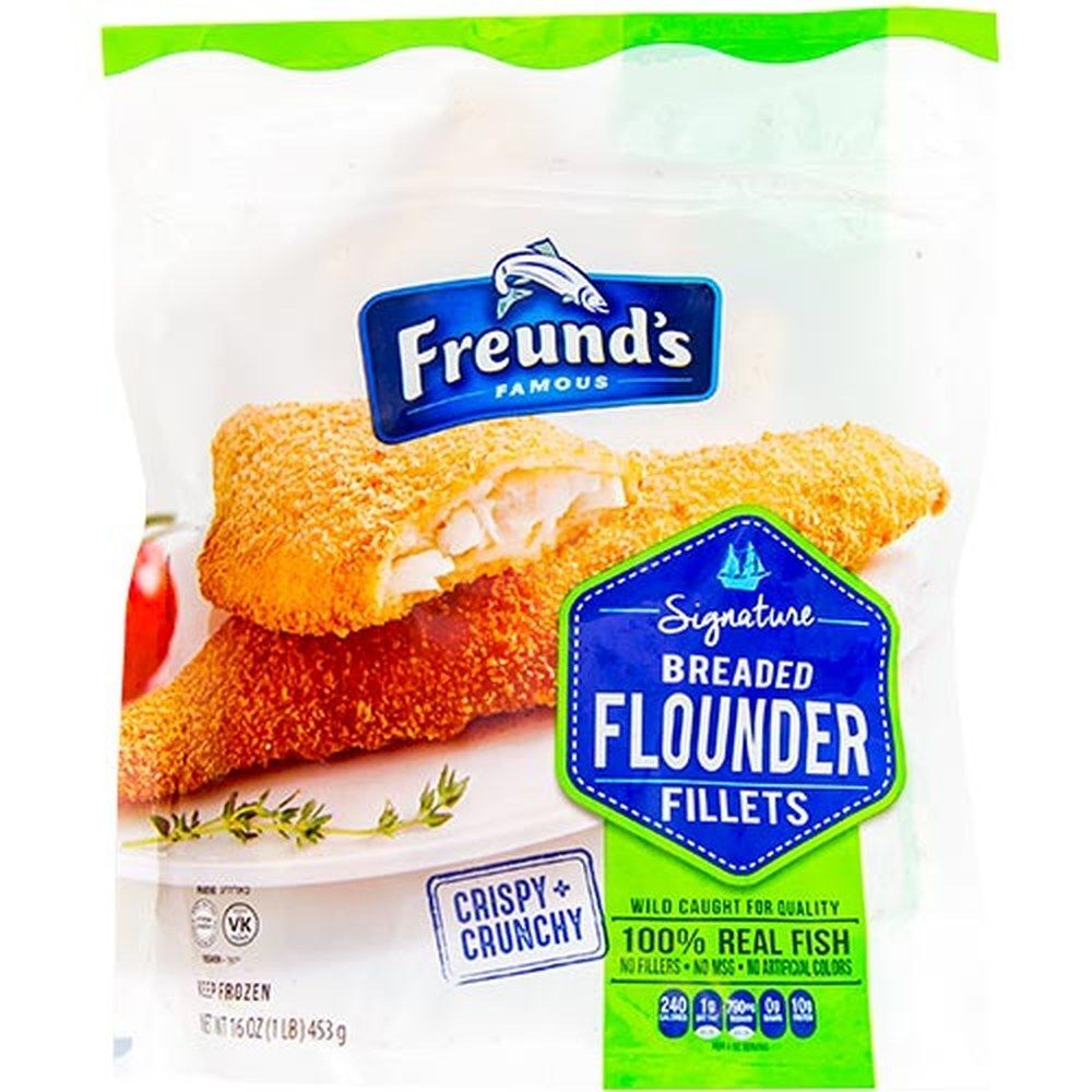 Breaded Flounder Fillets
