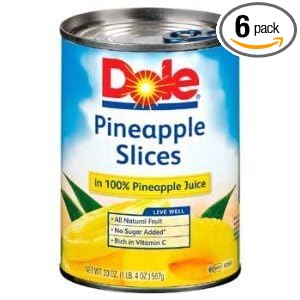 Pineapple Slices in Juice