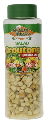 Onion Garlic Canola Croutons