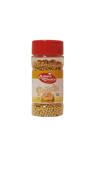 Sugar Pearls Metalic Gold