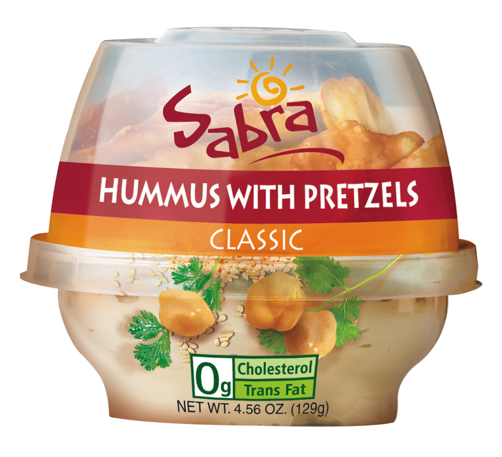 Hummus With Pretzel