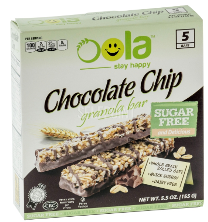 Oola Chocolate Chip Sugar Free