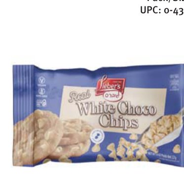 White Chocolate Chips