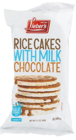 Milk Chocolate Coated Rice Cakes