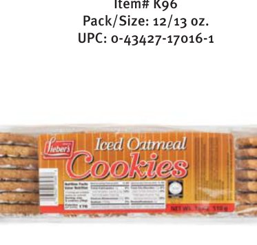 Iced Oatmeal Cookies