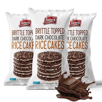 Rice Cake Dark Chocolate Brittle