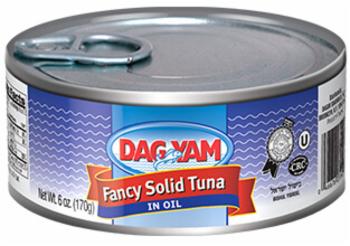 Tuna In Oil, Fancy Solid