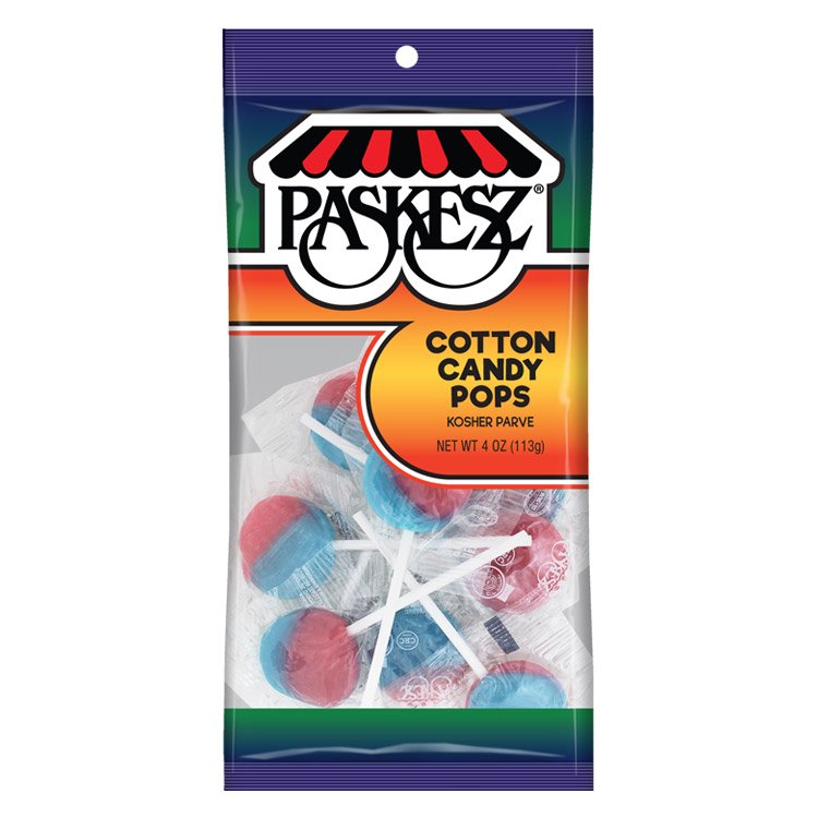 Cotton Candy Lollipos