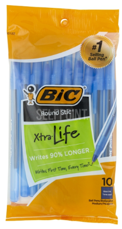 Bic Pens Blue Round