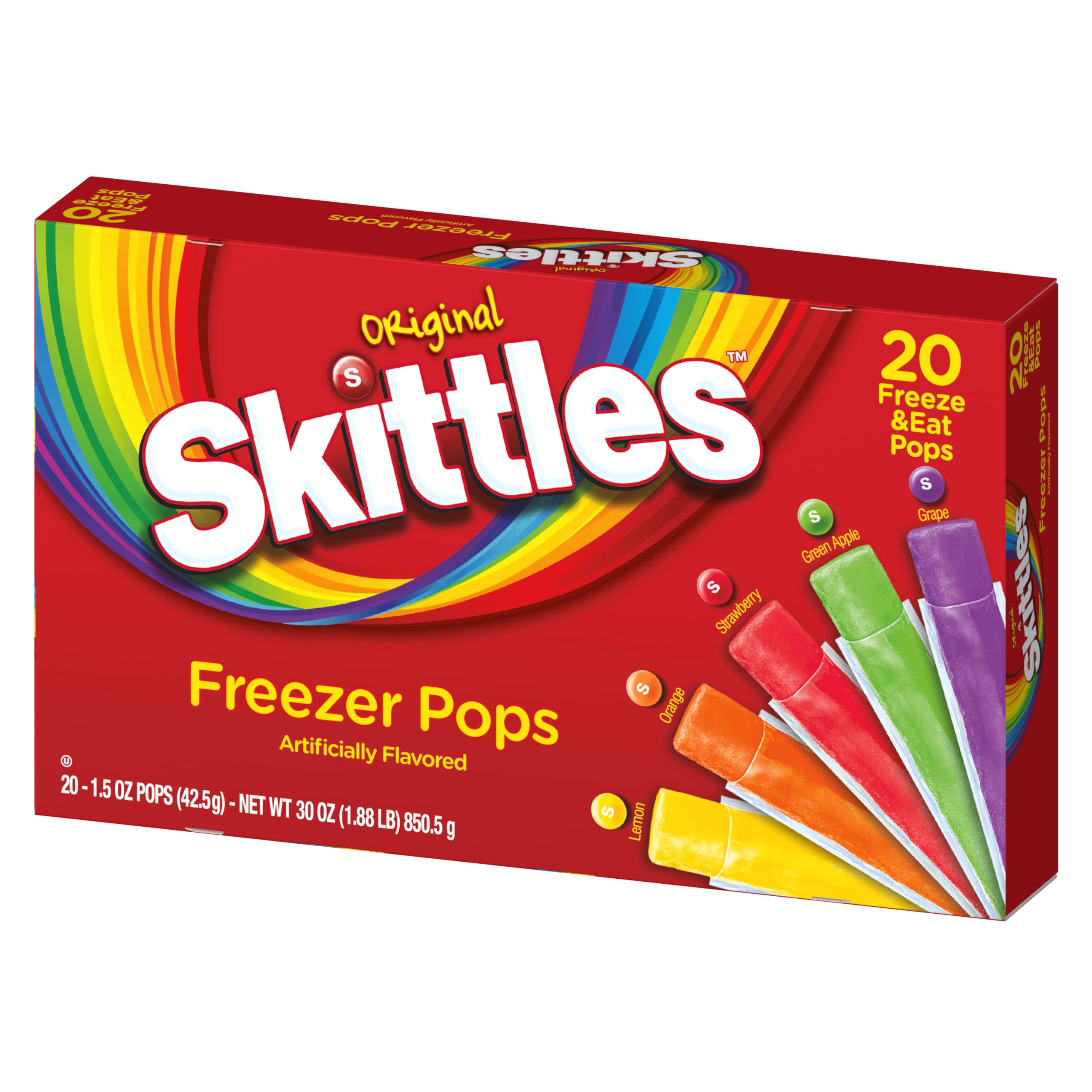 Skittles Freezer Pops