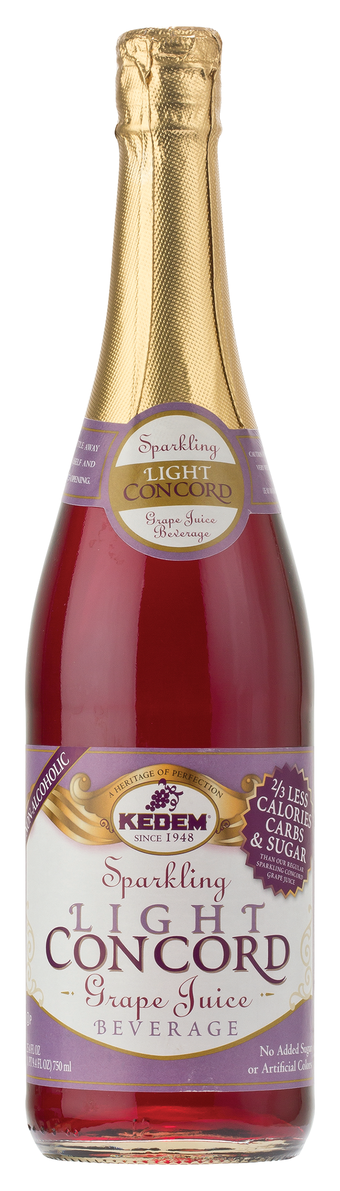 Sparkling Light Concord Grape Juice