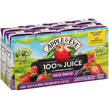 Very Berry Juice Boxes