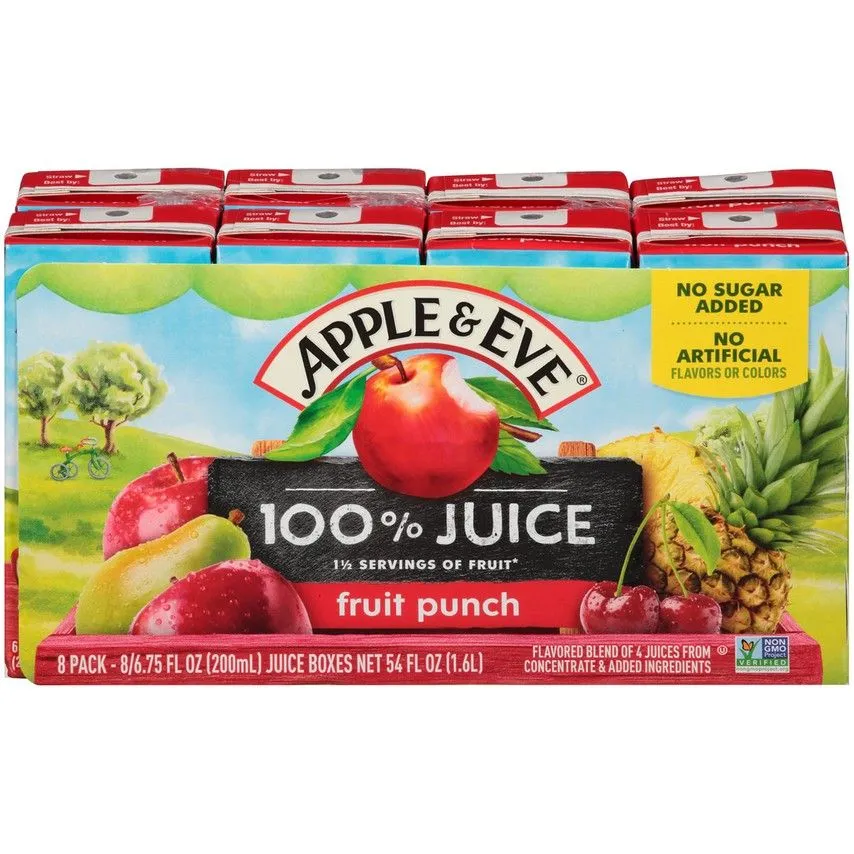 Fruit Punch Juice Boxes