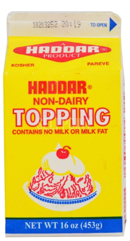 Non-Dairy Whip Topping
