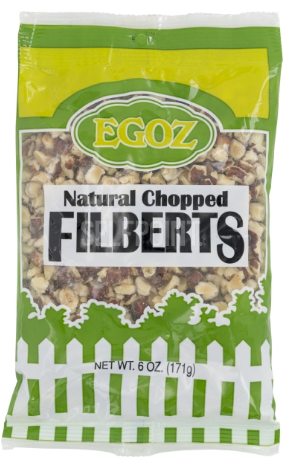 Chopped Filberts (Hazelnuts)