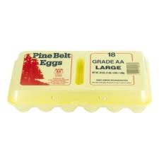 18 Pk Large White Eggs