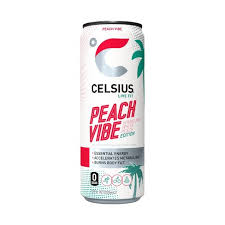 Peach Vibe Energy Drink