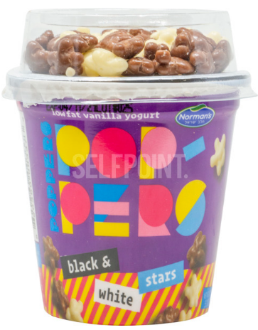 Poppers Black & White Stars