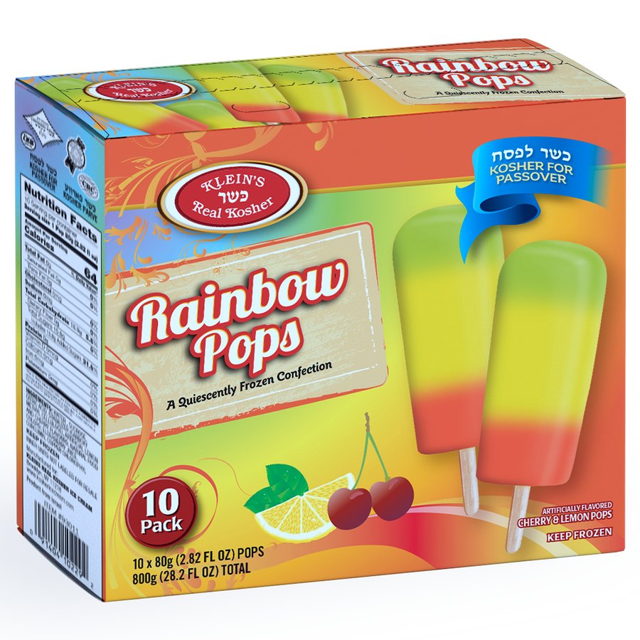 Rainbow Ice Pops