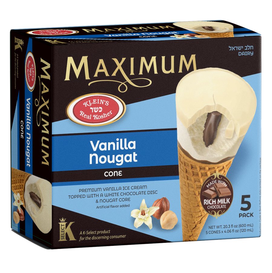 Vanilla Nougat Cone
