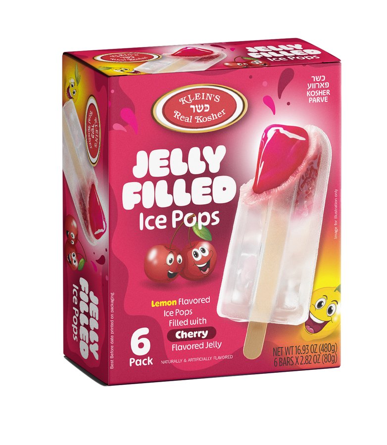 Jelly Ice Pops Cherry