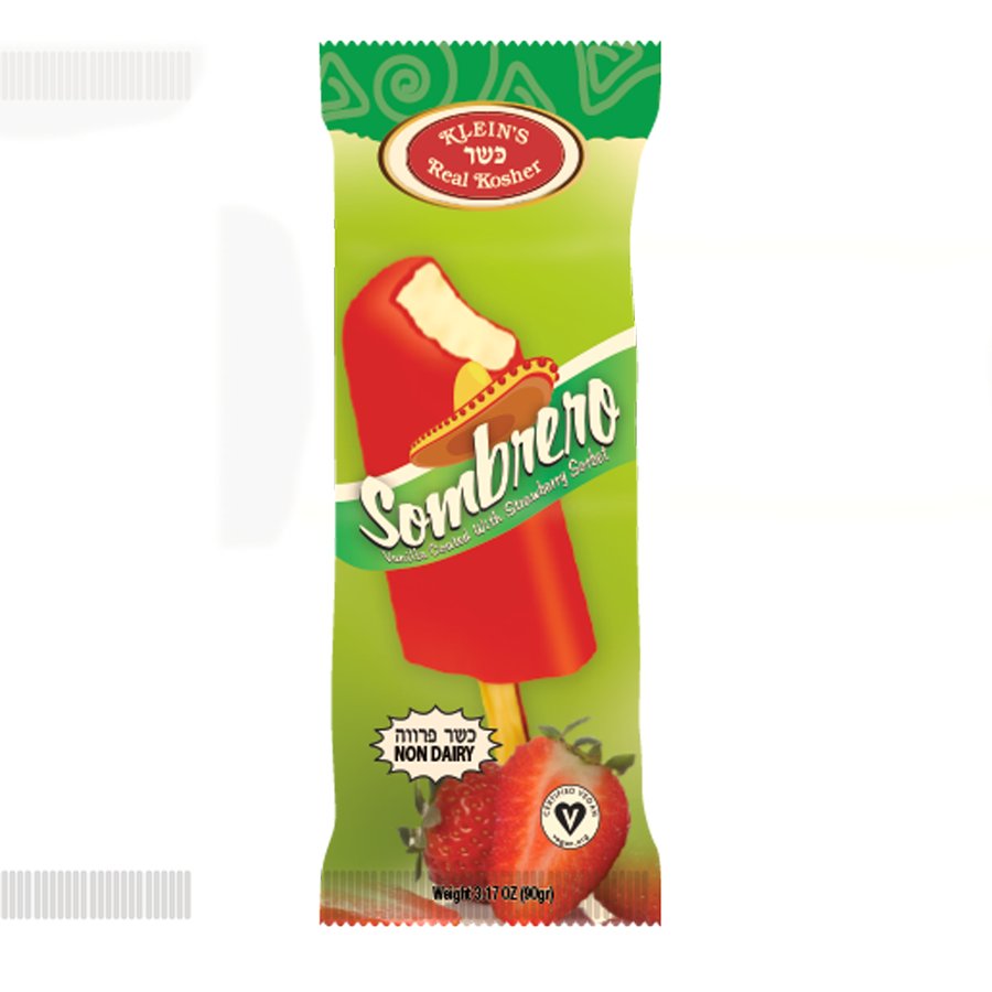 Sombrero Strawberry Sorbet Bar