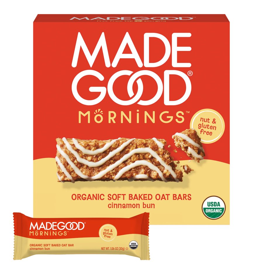 Oat Bars Cinnamon Bun