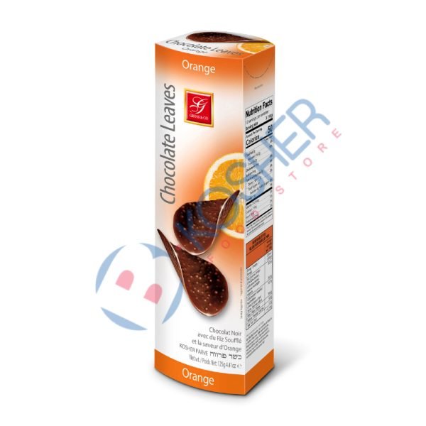 Chocolate Leaves Orange