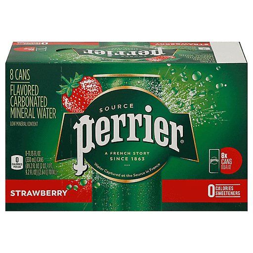 Perrier Cans Srawberry
