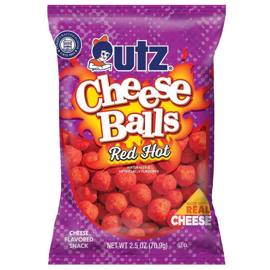 Cheese Balls Red Hot